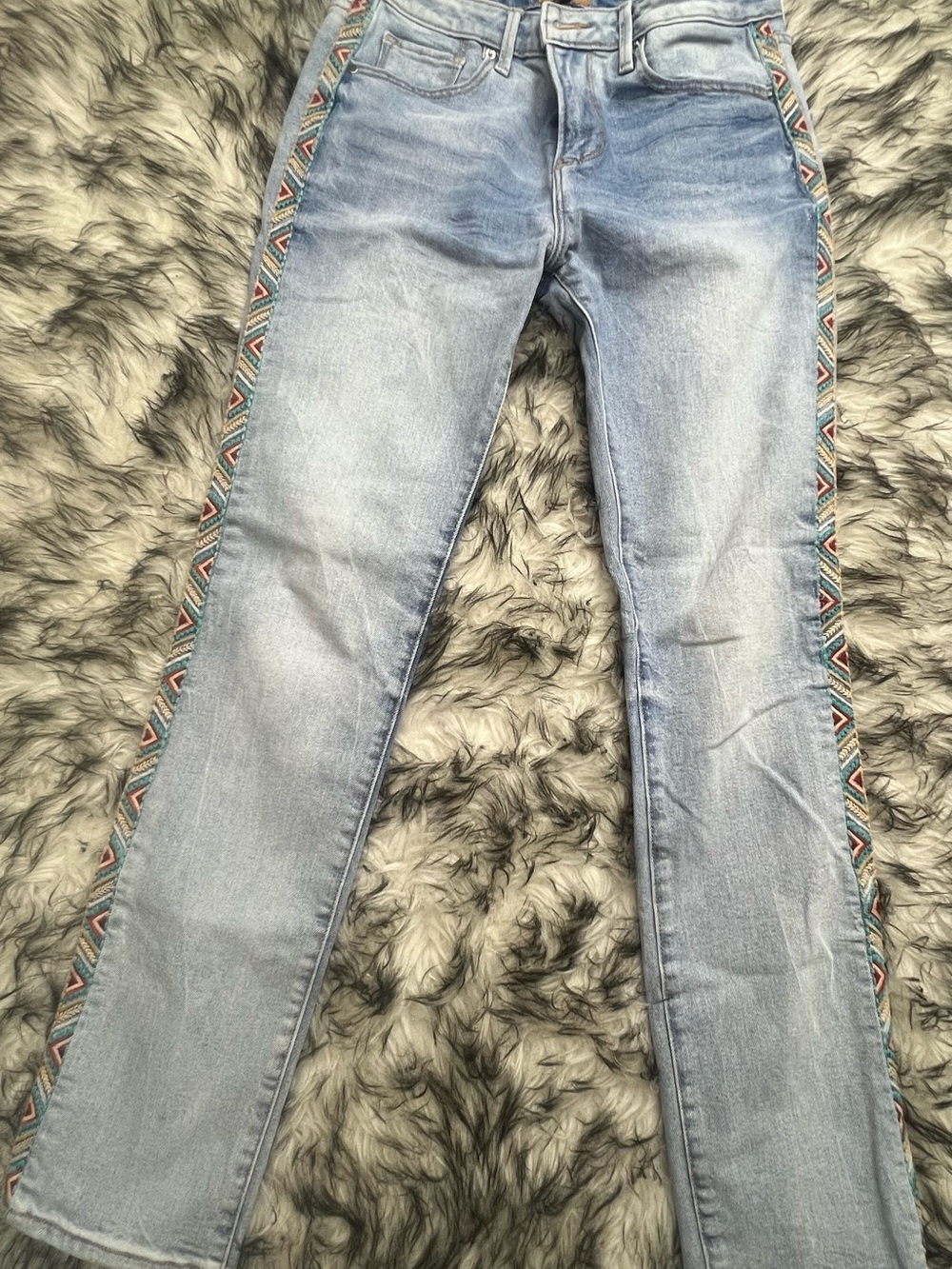 Driftwood Audrey High Rise-Light Wash Flared Women’s Jeans -
